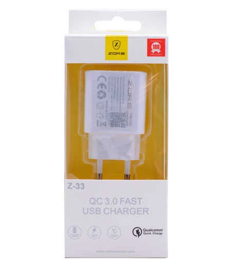 QC 3.0 Fast Usb Charger Z-33