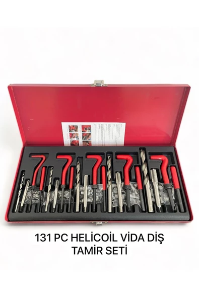 EKİNLER 131 PC HELİCOİL VİDA DİŞ TAMİR SETİ