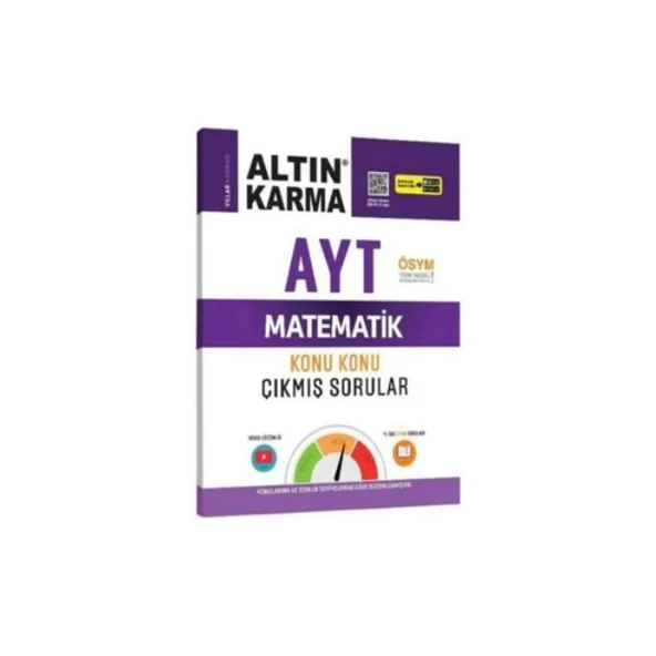 ALTIN KARMA AYT MATEMATİK KONU KONU ÇIKMIŞ SORULAR 2022