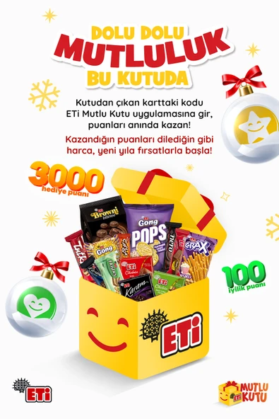 Mutlu Kutu Yılbaşı Atıştırmalık Paketi ürün görseli 1