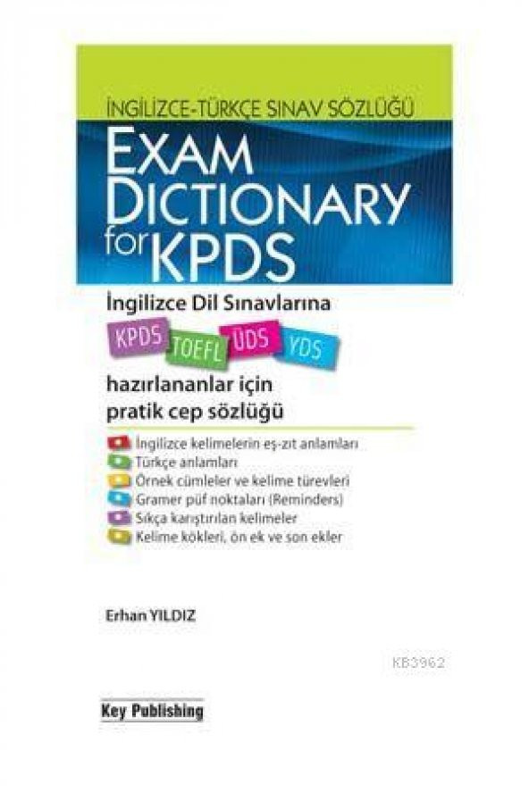 Exam Dictionary For YDS (İngilizce - Türkçe Sınav Sözlüğü)