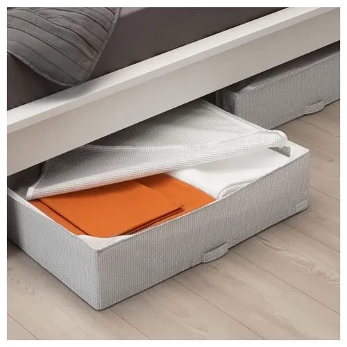 SUMUHOME STUK HURÇ SAKLAMA DEPOLAMA DÜZENLEME BEYAZ GRİ 71x51x18 CM - 4