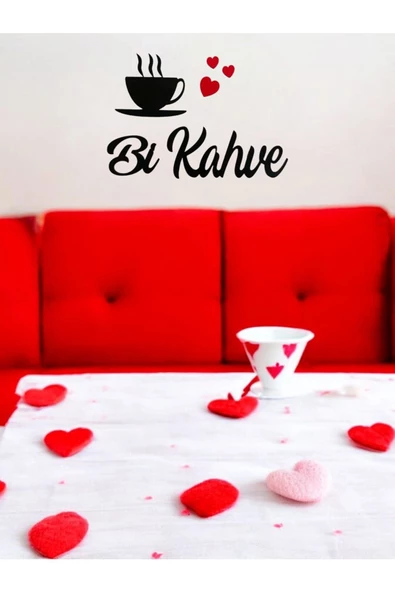 TVS LAZER TASARIM Bi Kahve ? Duvar Yazısı - Resim 2