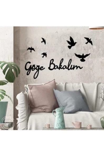 TVS LAZER TASARIM Göğe Bakalım Dekoratif Duvar Tablosu - 2
