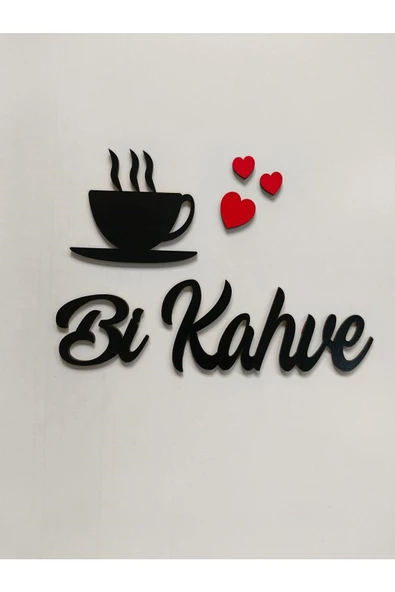 TVS LAZER TASARIM Bi Kahve ? Duvar Yazısı - Resim 3