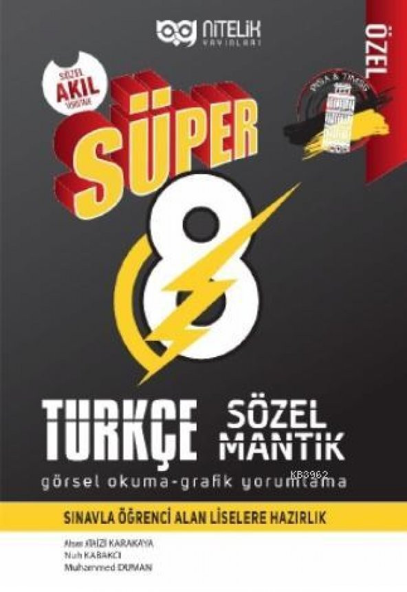 Nitelik 8.sınıf Yeni Nesil Süper Türkçe Sözel Mantık