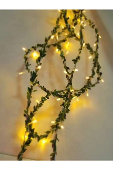 YASİMA 1 ADET 3 METRE TEL SARMAŞIKLI PİRİNÇ LED YILBAŞI SÜSÜ - 3