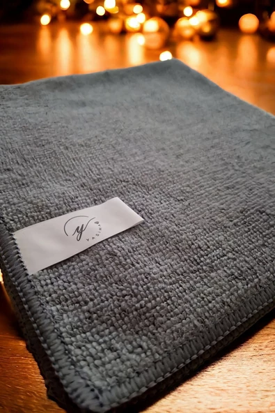YASİMA Yasima Gri Mikrofiber Temizlik Bezi 25adet Cam Ev Tezgah Üstü Araba Temizliği - 4