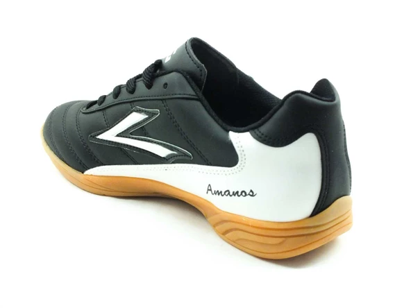 Lig Futsal Salon-Parkur Spor Ayakkabı Siyah Amanos - 5