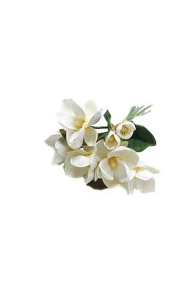 YASİMA 1 ADET 7 Lİ MANOLYA BUKETİ GELİN ÇİÇEĞİ SAKSI EV DEKOR - 2