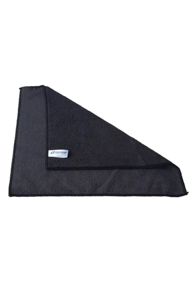 İntermop Mikrofiber Kalın Dokulu Kurulama&temizlik Bezi Siyah 39x35 Cm 5 Adet - 6