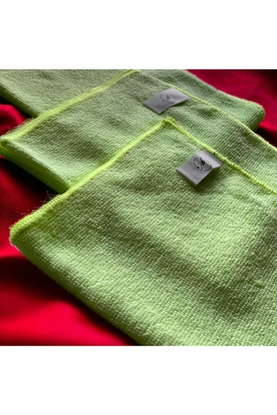 YASİMA Mikrofiber Temizlik Bezi Sarı 3 Adet Ev Ve Cam Temizliği Araba Tezgaüstü Temizliği - 2