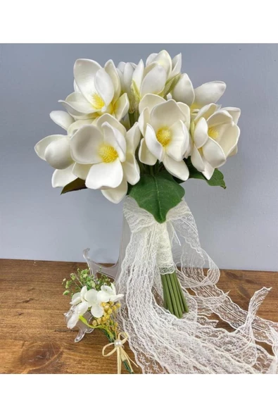 YASİMA 14 LÜ GELİN ÇİÇEĞİ SÖZ DÜĞÜN NİŞAN BUKETİ - 2