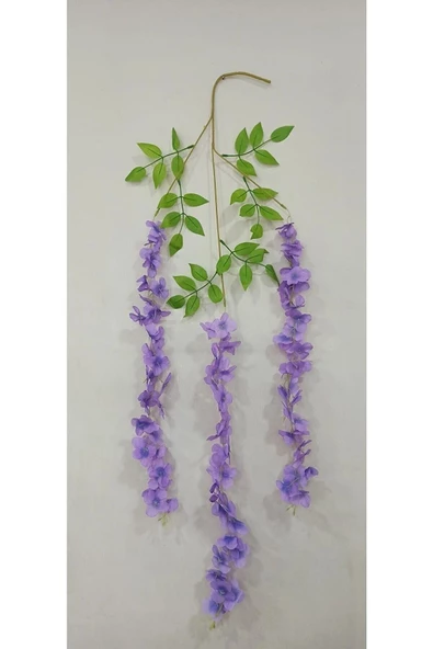 YASİMA AKASYA MOR 5 DAL DEKOR NİSAN DOĞUM GÜNÜ BALKON SÜSÜ - 3