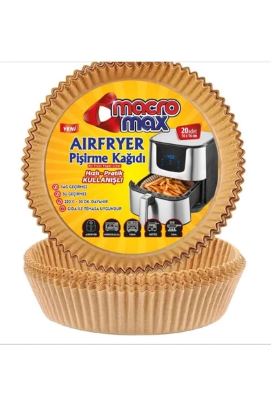 MACROMAX Airfryer Pişirme Kağıdı 20'li - 2