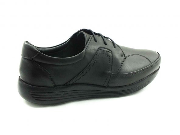 Forex Bağcıklı Hakiki Deri Erkek Ayakkabı Siyah 57 2876 - 4