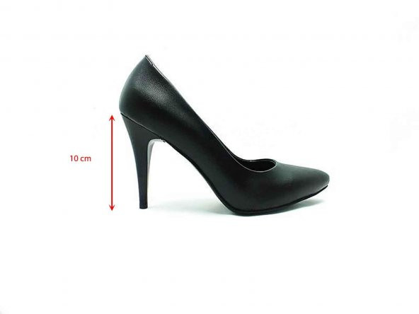 Çarıkçım Stiletto Kadın Ayakkabı Siyah 61 700 - 5