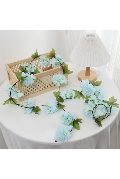 YASİMA Yapay Çiçek Bahar Dalı Sarmaşık Japon Kiraz Çiçekli 230Cm 18Çiçekli 1.Kalite DolanabilenModel ürün görseli