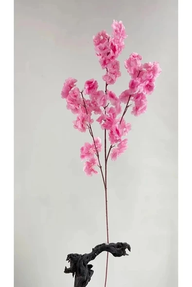 YASİMA Yapay ÇiçekKOYU PEMBE  Bahar Dalı Japon Kiraz Çiçeği 90 Cm - Resim 2