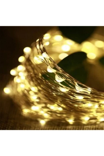 casadilegno Dekoratif Yeşil Yapraklı Yapay Sarmaşık Ve 3 Metre Peri Led Gün Işığı - 3