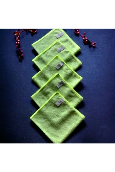 YASİMA Mikrofiber Temizlik Bezi Sarı 5 Adet Ev Ve Cam Temizliği