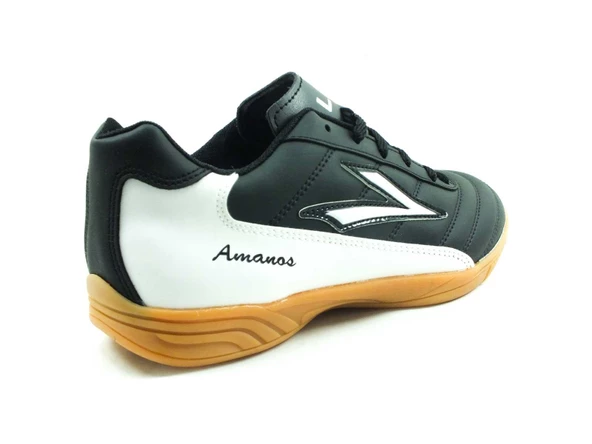 Lig Futsal Salon-Parkur Spor Ayakkabı Siyah Amanos - 4