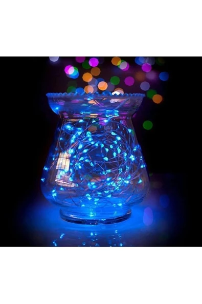 YASİMA Mavi Peri Led Parti Malzemeleri Ev Dekor Aksesuar Doğum Günü Yılbaşı Süs