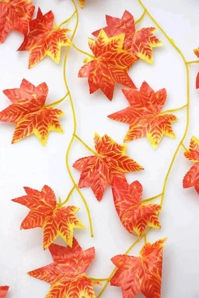 YASİMA Yasima 5 Daldekoratif Sonbahar Yapraklı Yapay Sarmaşık - Resim 2