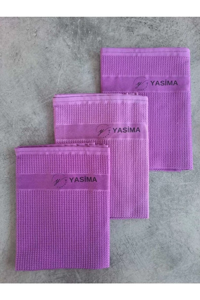 YASİMA Yasima 3 Adetmor  Sihirli Dekoratif Temizlik Bezi 40*60 Cam Ev Araba Temizliği - 3