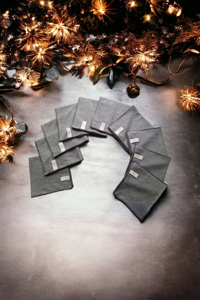 YASİMA Gri Mikrofiber Temizlik Bezi 20 Adet Cam Ev Pencere Araba Temizliği - 7