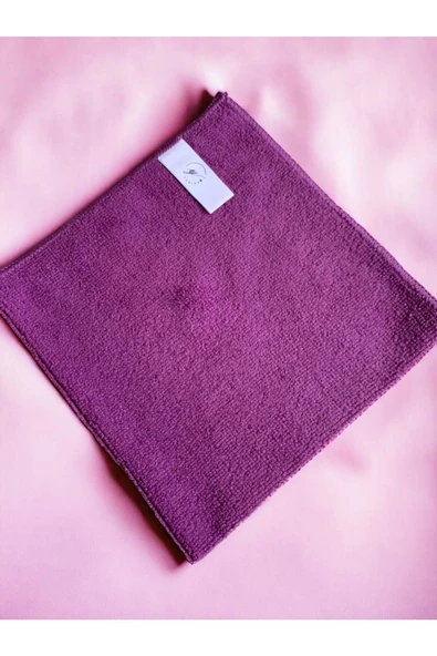 YASİMA 1 ADET MOR MİKROFİBER BEZ EV CAM ARABA TEMİZLİĞİ - 4
