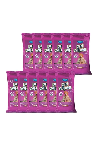 Deep Fresh Pet Temizleme Mendili 12 X 30 Yaprak - 2