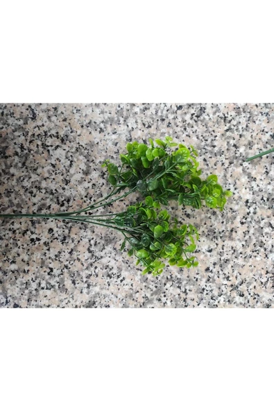 YASİMA YASİMA1 ADET  MİNİK YAPRAKLI YEŞİL  YAPAY ÇİÇEK EV DEKORASYON ARANJMAN DEKOR BALKON 30 CM - Resim 2
