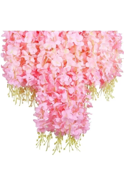 YASİMA AKASYA  5 DAL PEMBE DEKOR NİSAN DOĞUM GÜNÜ BALKON SÜSÜ - 2