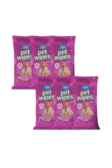 Deep Fresh Pet Temizleme Mendili 6 X 30 Yaprak - 2