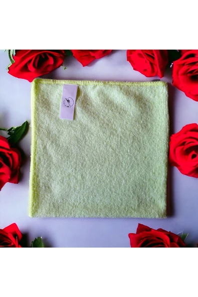YASİMA Mikrofiber Temizlik Bezi Sarı 1 Adet Ev Ve Cam T6emizliği Araba Tezgahüstü Temizliği