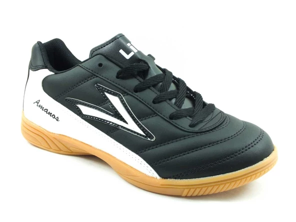 Lig Futsal Salon-Parkur Spor Ayakkabı Siyah Amanos - 6