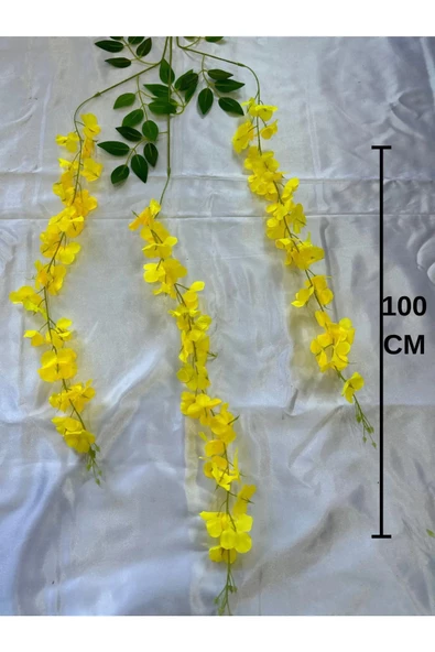 YASİMA Yapay Sarkan Akasya Çiçeği 80-110 Cm SARI TEK ADET ürün görseli