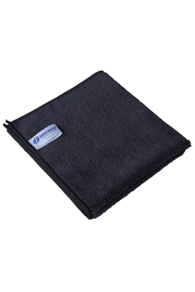 İntermop Mikrofiber Kalın Dokulu Kurulama&temizlik Bezi Siyah 39x35 Cm 5 Adet - 4
