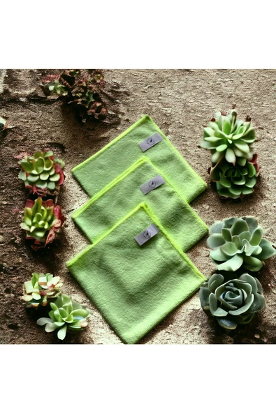 YASİMA Mikrofiber Temizlik Bezi Sarı 3 Adet Ev Ve Cam Temizliği Araba Tezgaüstü Temizliği - 6