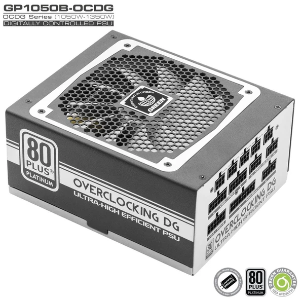 Green GP1050B-OCDG 1050W 80+ Platinıum Power Supply PC Güç Kaynağı (5Yıl Garanti)