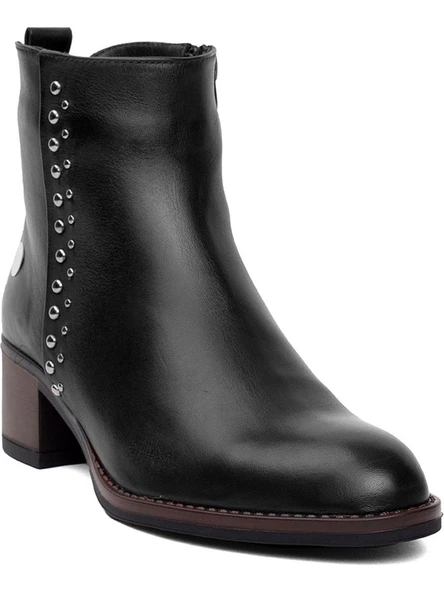 Mammamia D24KB-1050-LX Kadın Casual Deri Bot (Kış 24) - 3