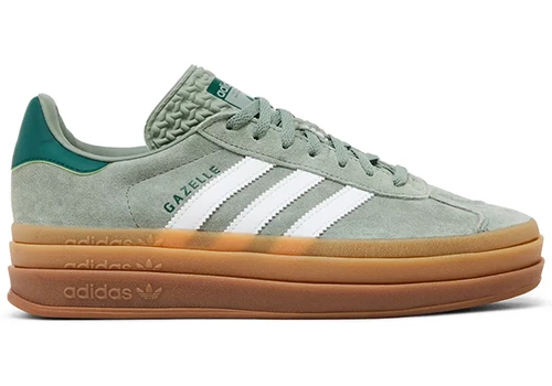 Adidas Gazelle Bold  Silver Green