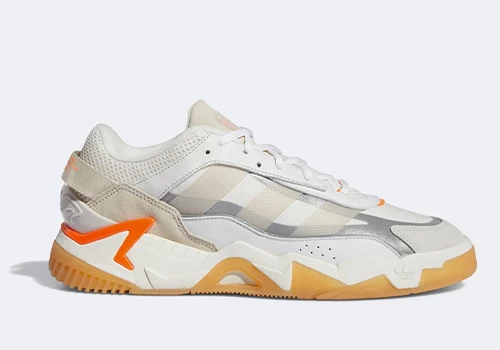adidas niteball white orange