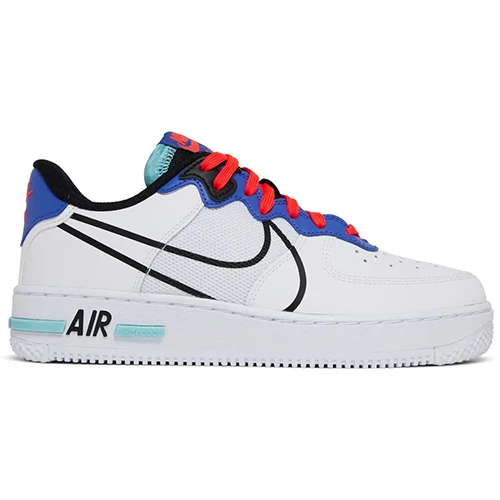 Nike Air Force 1 React Astronomy Blue Laser Crimson