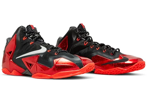Nike lebron 11 red - Resim 3