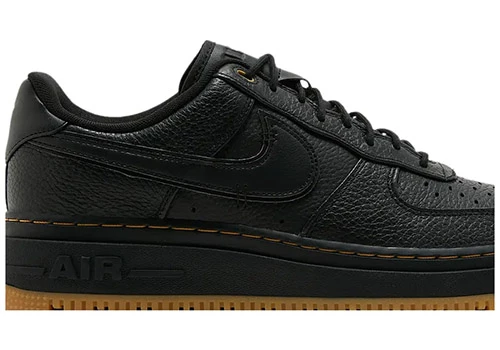 Nike AF1 luxe black gum - 2