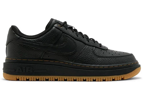 Nike AF1 luxe black gum