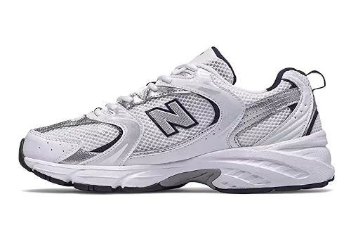 New Balance 530 White Silver Navy - 2