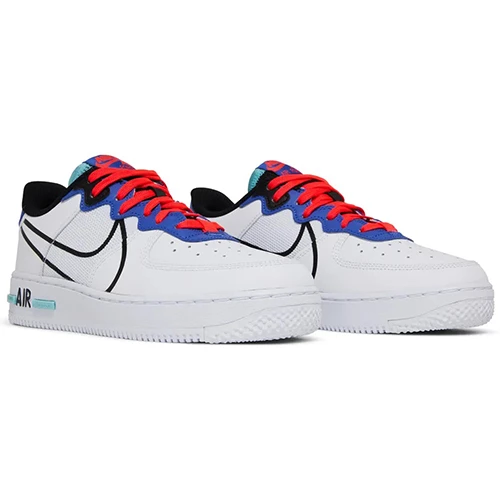 Nike Air Force 1 React Astronomy Blue Laser Crimson - 3